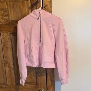 lululemon athletica Light Pink Half-Zip Hoodie